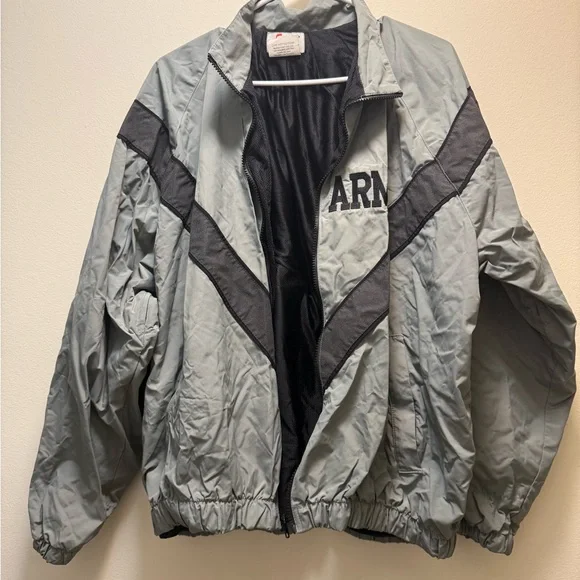 US Army PT Uniform PFU Jacket Size Large Regular - Picture 3 of 4